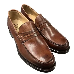 Brecos – EU/42 – Mocassini in pelle marrone