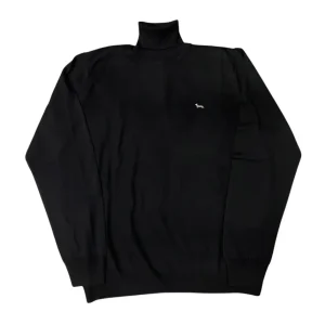 Harmont & Blaine – Maglione a dolcevita in lana nero uomo