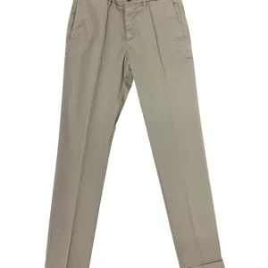 Harmont & Blaine – Pantalone chino slim fit in cotone elasticizzato beige
