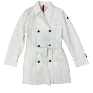 Canadiens – Trench Coat Donna Scarlett/W quattro stagioni bianco
