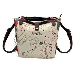 Anekke – Zaino in pelle vegana di poliestere multicolore 40765-144