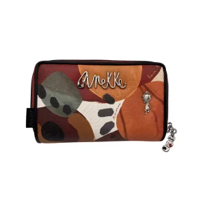 Anekke – Portafoglio multi scomparti in pelle vegana multicolore 40719-909