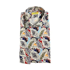 Bulgarini – Camicia in cotone multicolore Slim Ban New 24 Col. 11