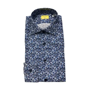 Bulgarini – Camicia in cotone multicolore Slim Ban New 24 Col. 05