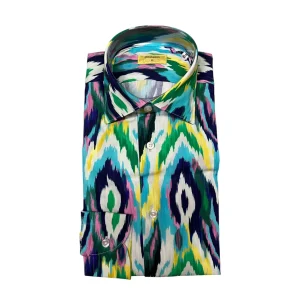 Bulgarini – Camicia in cotone multicolore Slim Ban New 24 Col. 10