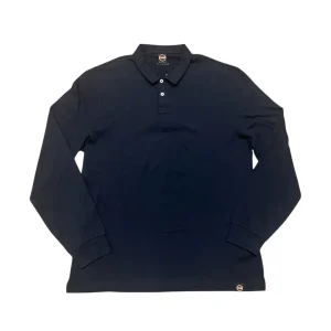 Colmar – Polo a manica lunga in cotone Supima blu scuro 76