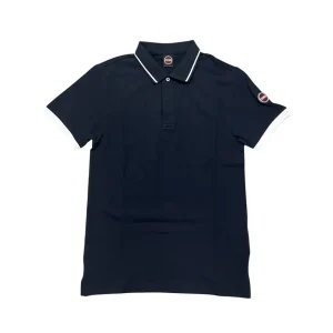 Colmar – Polo monday in piquet stretch blu scuro