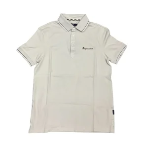 Aquascutum – S – Polo in cotone beige QMPO24