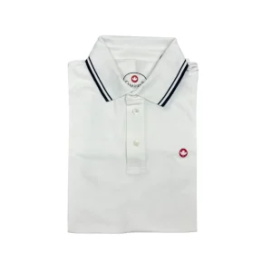 Canadiens – Polo uomo bianco ottico e rifiniture in nero IRVIN