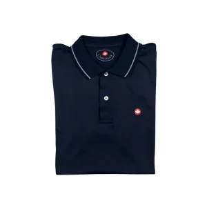 Canadiens – Polo CAH 4993 Colby Tech/M piquet Zeropuntotech RF blu scuro