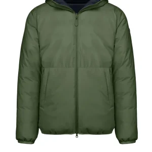 Piumino reversibile e bicolore