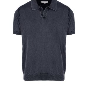 Polo in maglia con maniche corte