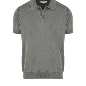 Polo in maglia con maniche corte