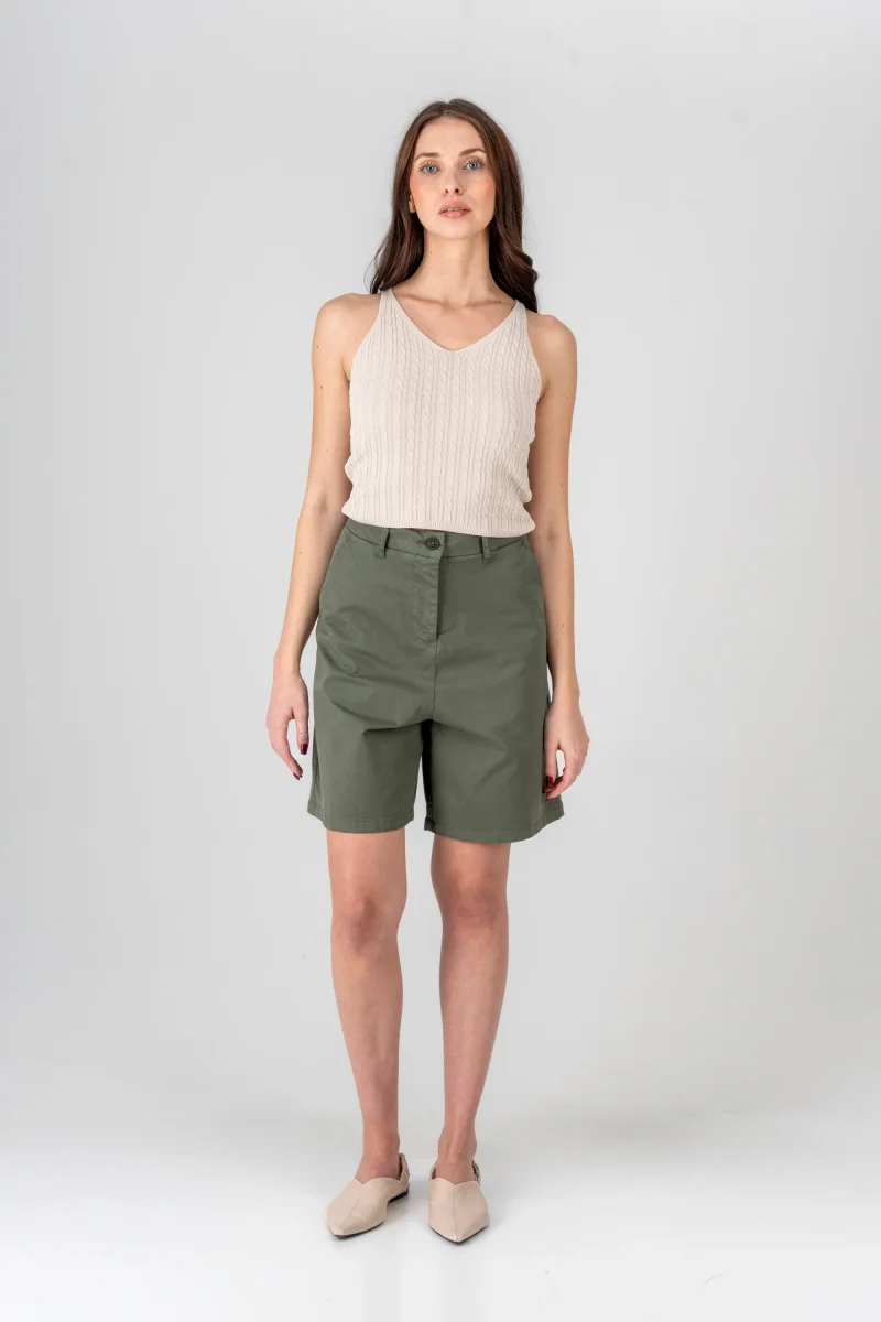 Top in misto viscosa a trecce - immagine 5