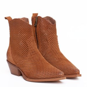 Texano cuoio traforato