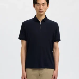 Polo - Selected - 16079026 Fave zip