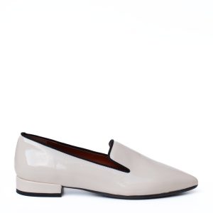 Slipper vernice bianca