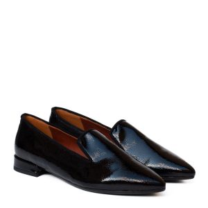 Slipper vernice nero
