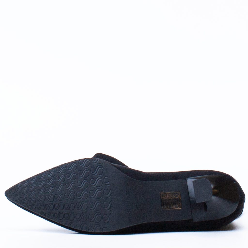 Stivale Sopra Ginocchio Camoscio Elasticizzato Nero Miss Elastic - immagine 7