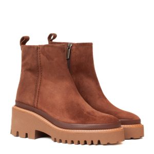 Stivaletto Carmen Camoscio Marrone Pons Quintana