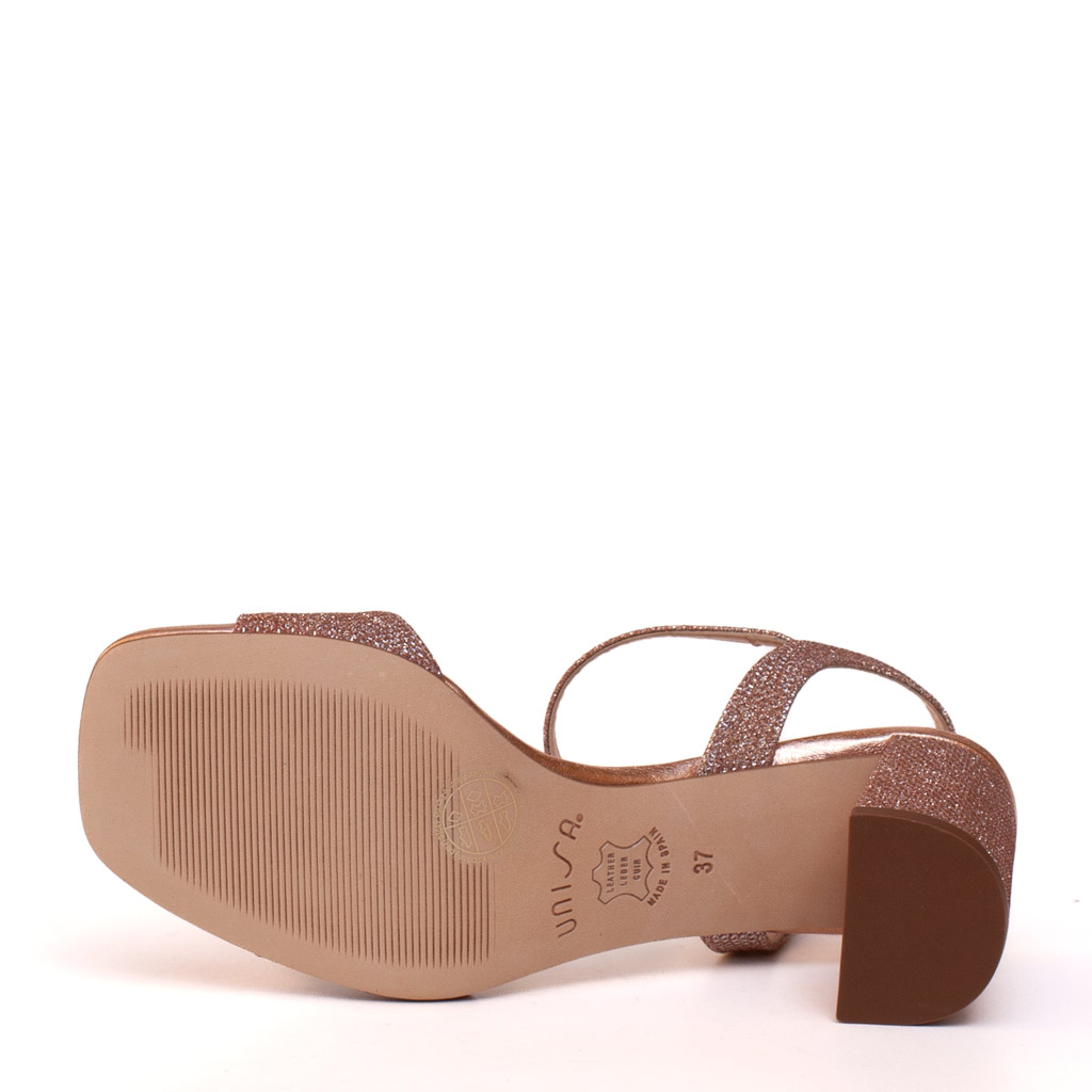 Sandalo in tessuto rosa - immagine 6