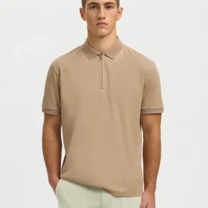 Polo - Selected - 16079026 Fave zip