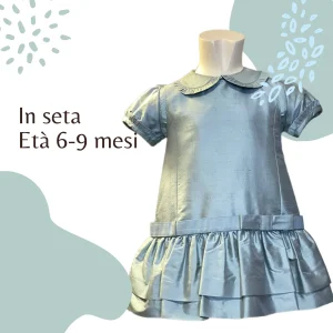 Abitino Elegante in Seta 6-9 Mesi