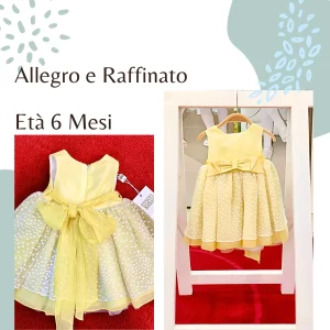 Abito Cerimonia Giallo | 6 mesi