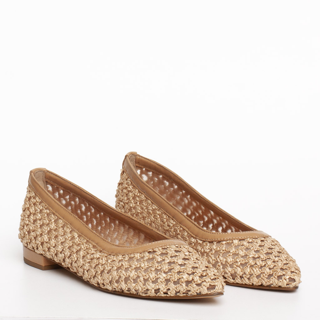 Ballerina rete beige - immagine 3