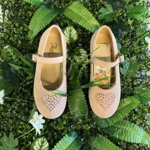 Ballerine scamosciate per bambina