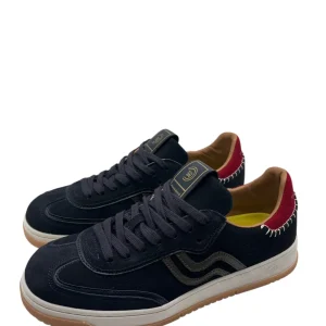 Primabase – Sneakers in pelle scamosciata blu navy