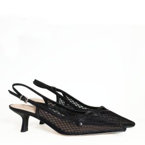 Chanel in Pelle Nera Silvia Narese con Rete