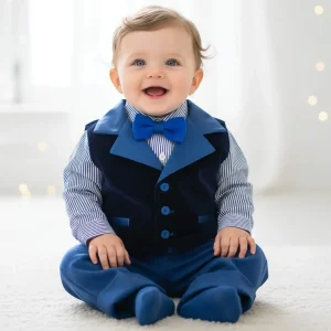 Abito casual per battesimo neonato