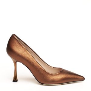 Decolletè a punta bronzo