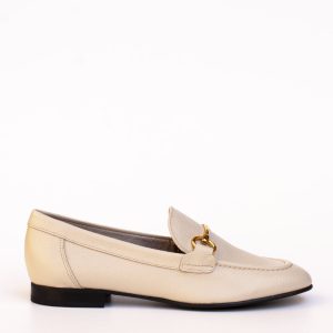 Mocassino in nappa avorio