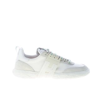 HOGAN donna 3R Recycle sneaker in camoscio e tessuto BIANCO