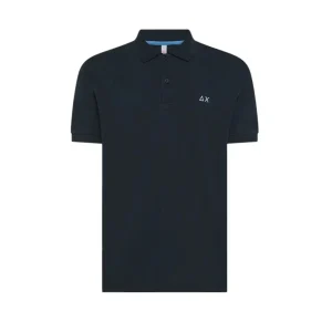Sun68 – S – Polo basic S/S cotone A35109 blu navy