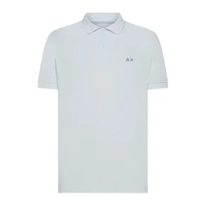 Sun68  Polo basic S/S cotone A35109 bianco ottico