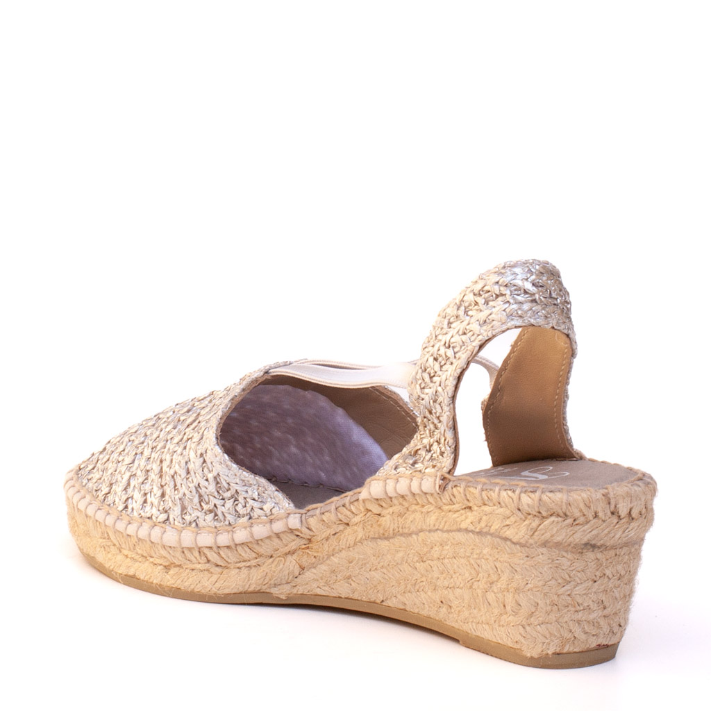 Zeppa in corda argento - immagine 4