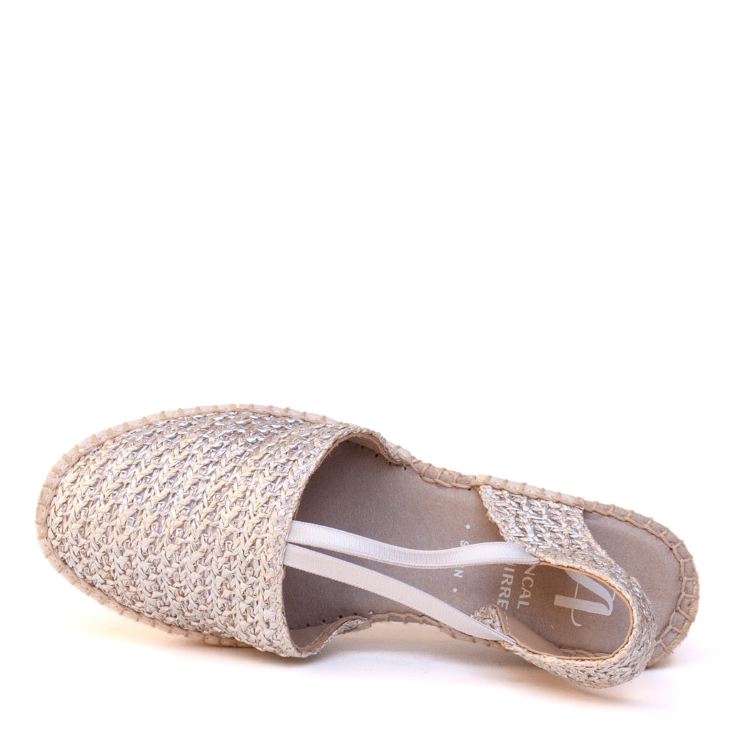 Zeppa in corda argento - immagine 5