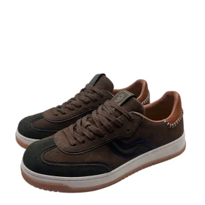 Primabase – Sneakers in pelle scamosciata verde militare