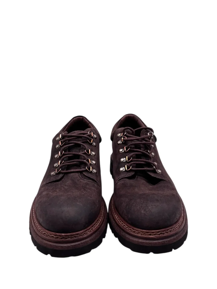 Brecos – Scarpe uomo in nabuk marrone – 42 - immagine 3