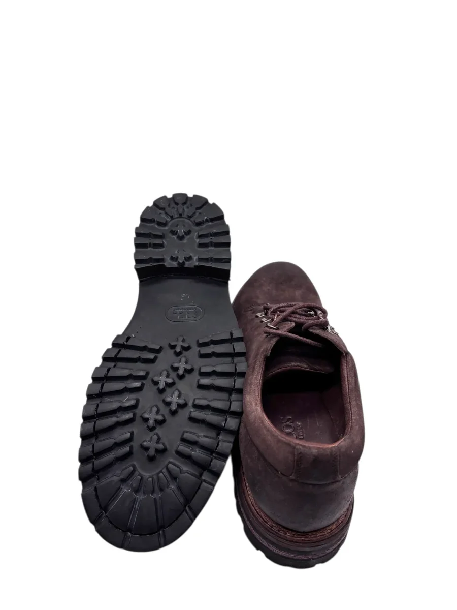 Brecos – Scarpe uomo in nabuk marrone – 42 - immagine 5