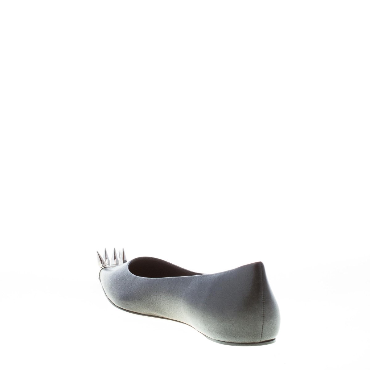 ALEXANDER MCQUEEN donna ballerina Punk in nappa NERO con borchie - immagine 5