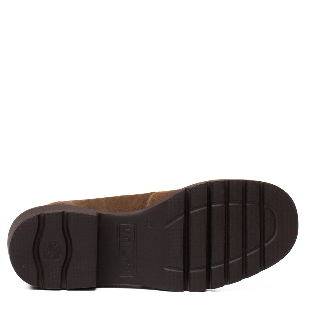 Mocassino in Camoscio Verde con Zeppa Alta - immagine 7