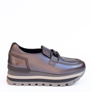 Mocassino flatform acciaio
