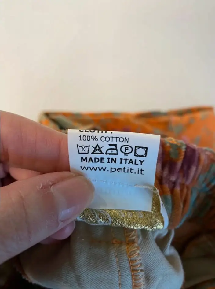 Pinocchietto per bambina in velluto - immagine 4