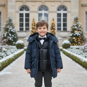 Piumino bimbo e ragazzo con Gilet interno