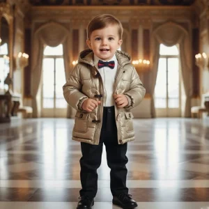 Piumino modello montgomery per neonato