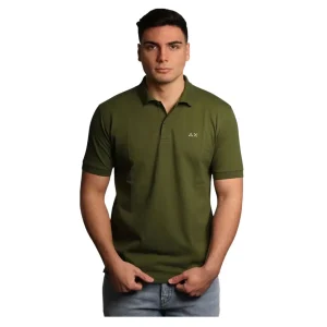 Sun68 – M – Polo basic S/S cotone A35109 verde